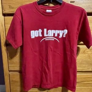 Vintage Larry Fitzgerald "Got Larry" red shirt (youth Large)